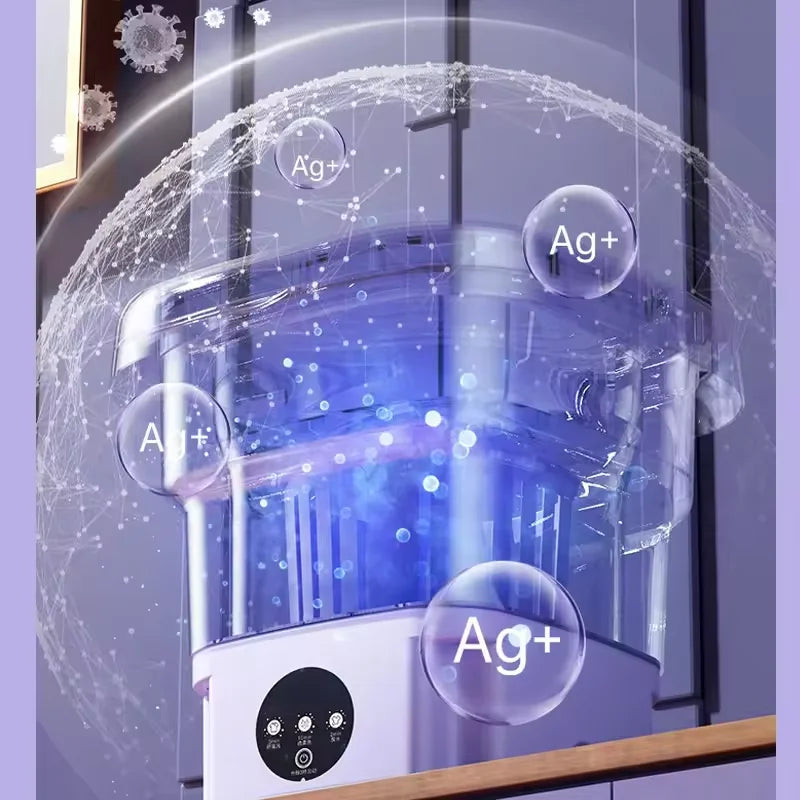 Portable Folding Mini Washing Machine Bucket for Clothes Socks Underwear Cleaning Washer Portable Small Travel Washing Machine